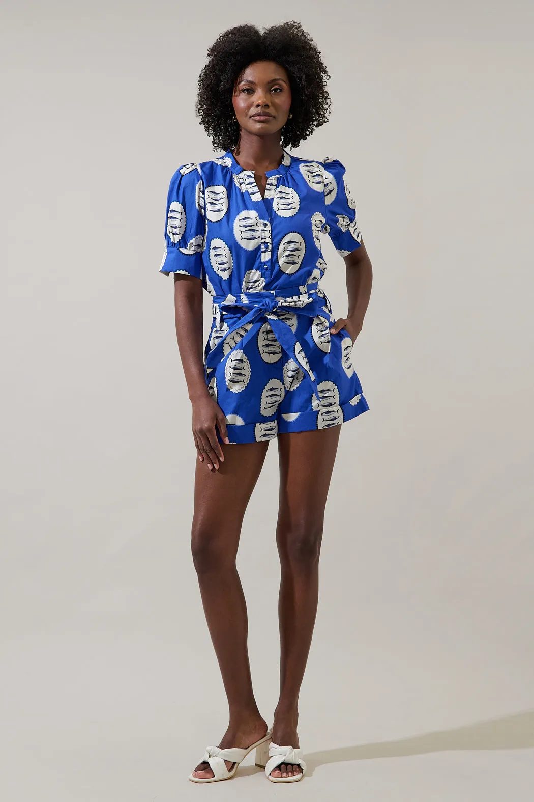 Sardine Sea Zaferia Bermuda Shorts sold by Sugarlips product image thumbnail 4