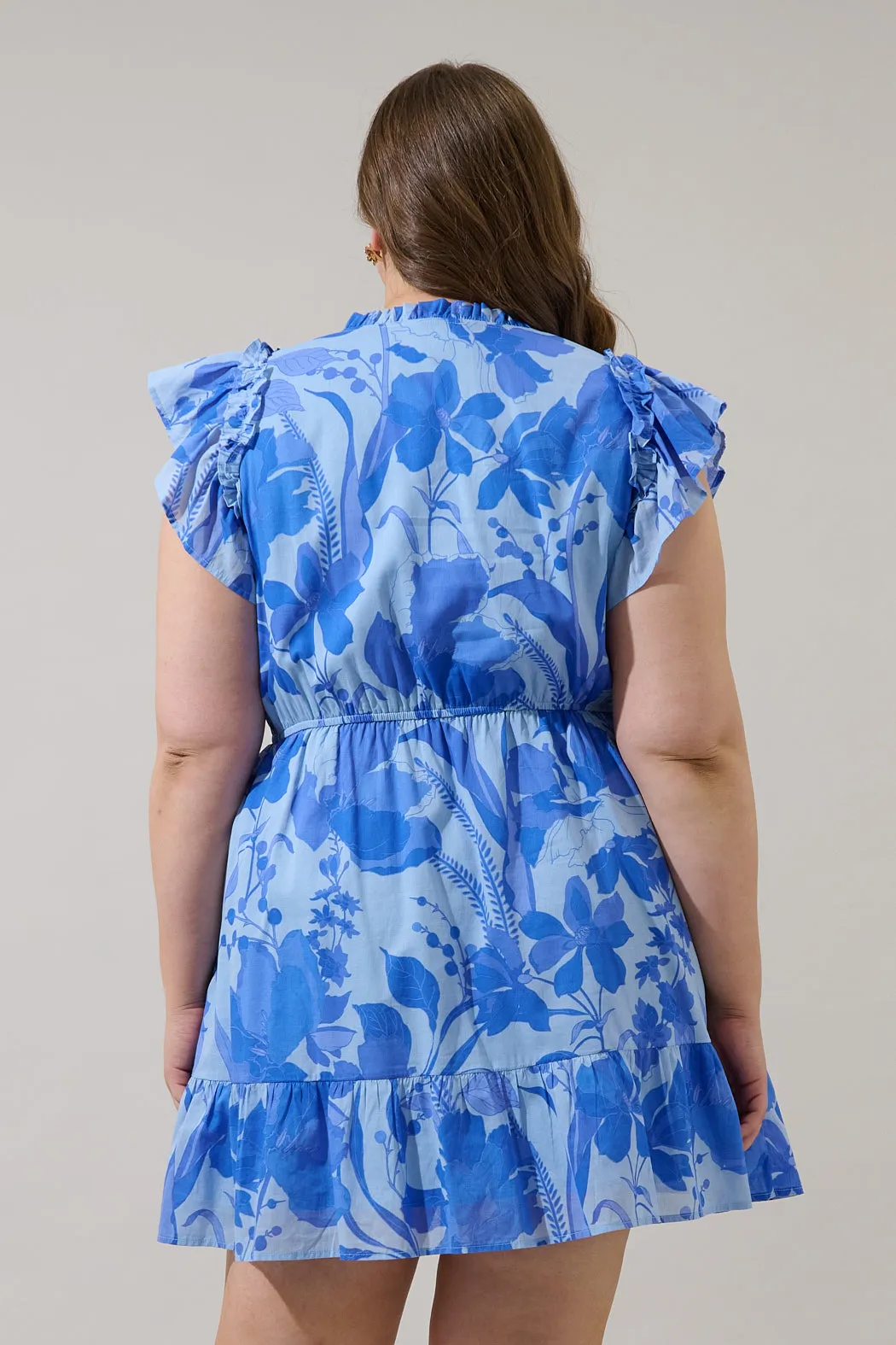 Veran Floral Sardy Mini Dress Curve sold by Sugarlips product image thumbnail 2