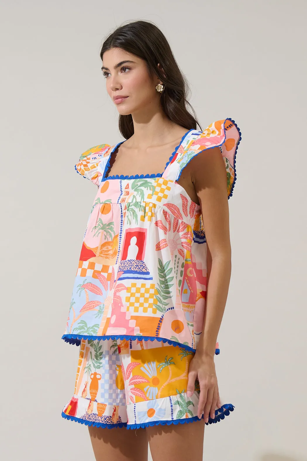 Petrolia Town Ada Ruffle Top sold by Sugarlips product image thumbnail 3