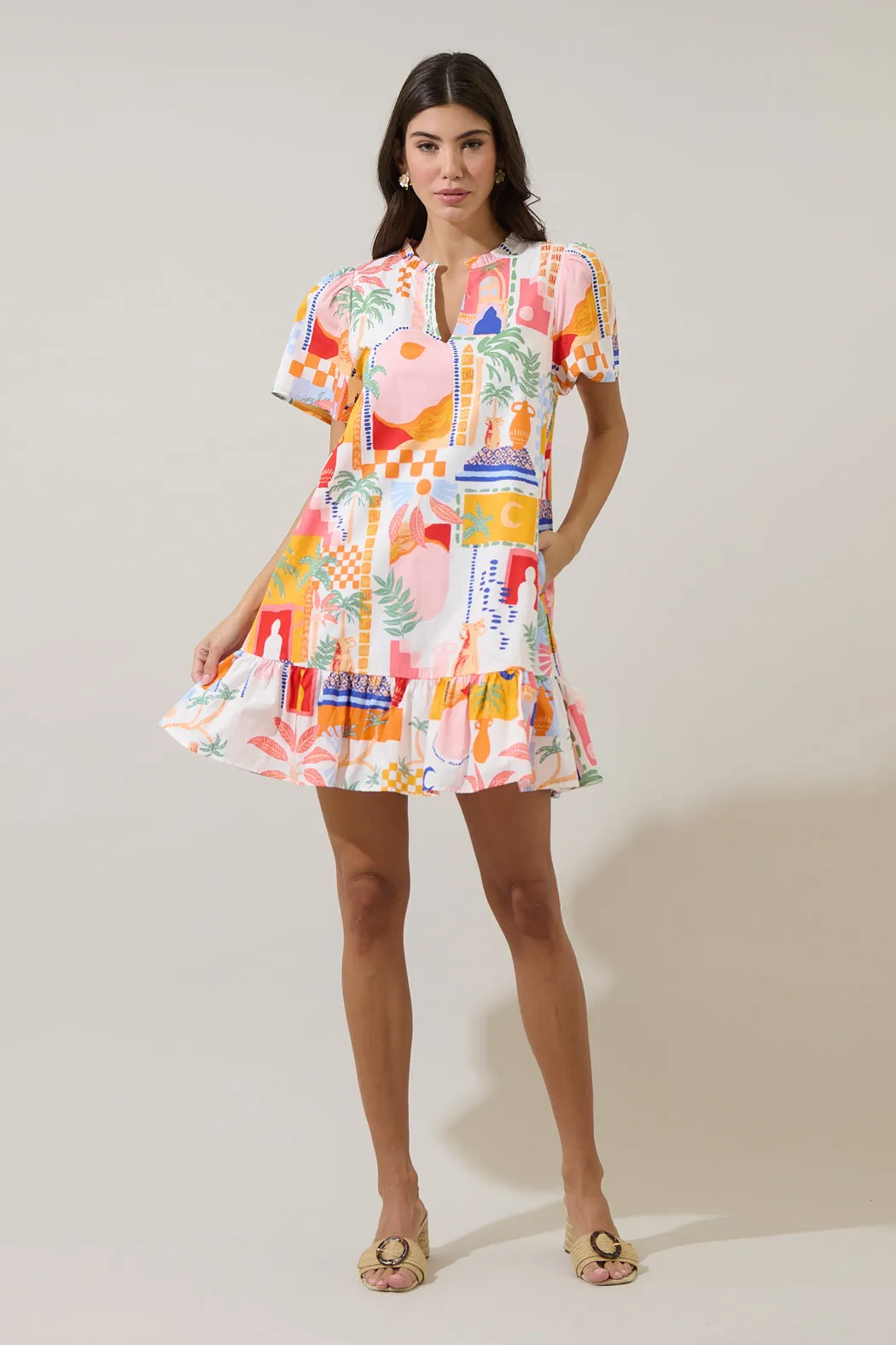 Petrolia Town Celeste Mini Dress sold by Sugarlips product image thumbnail 4