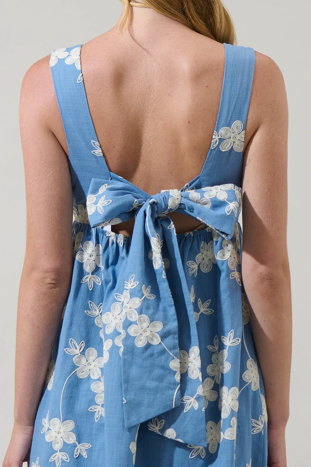 Keren Embroidered Empire Mini Dress sold by Sugarlips product image thumbnail 5