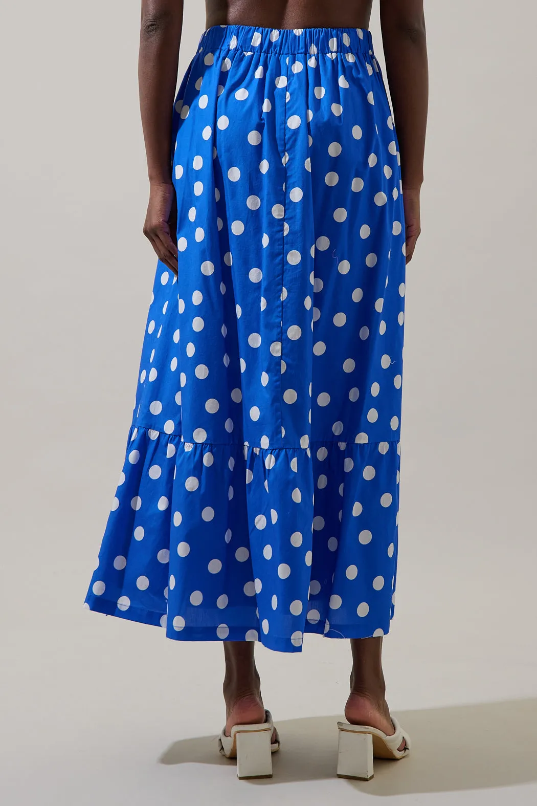 Katana Dot Pleated Maxi Skirt sold by Sugarlips product image thumbnail 2