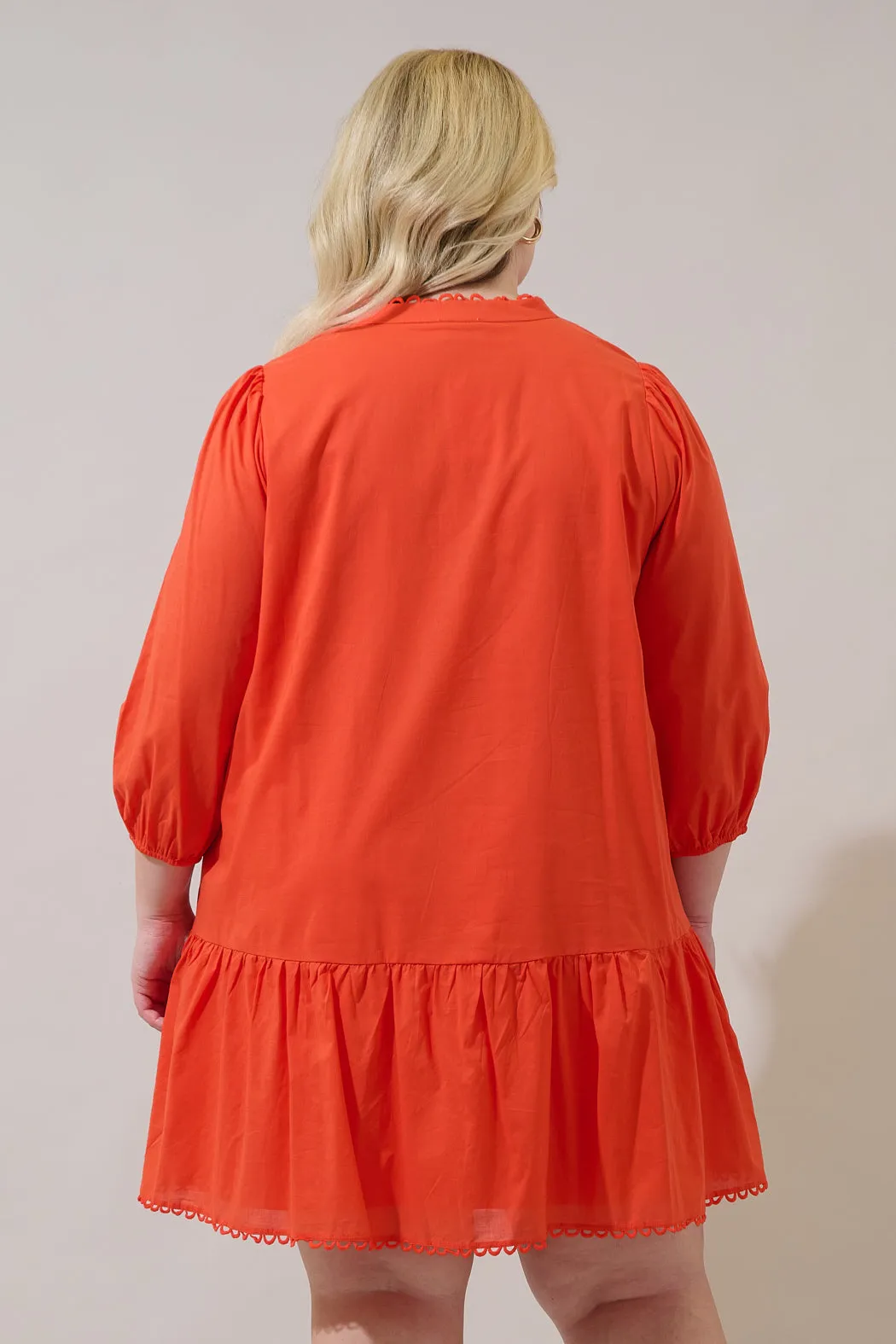 Yamila Ruffle Mini Dress Curve sold by Sugarlips product image thumbnail 2