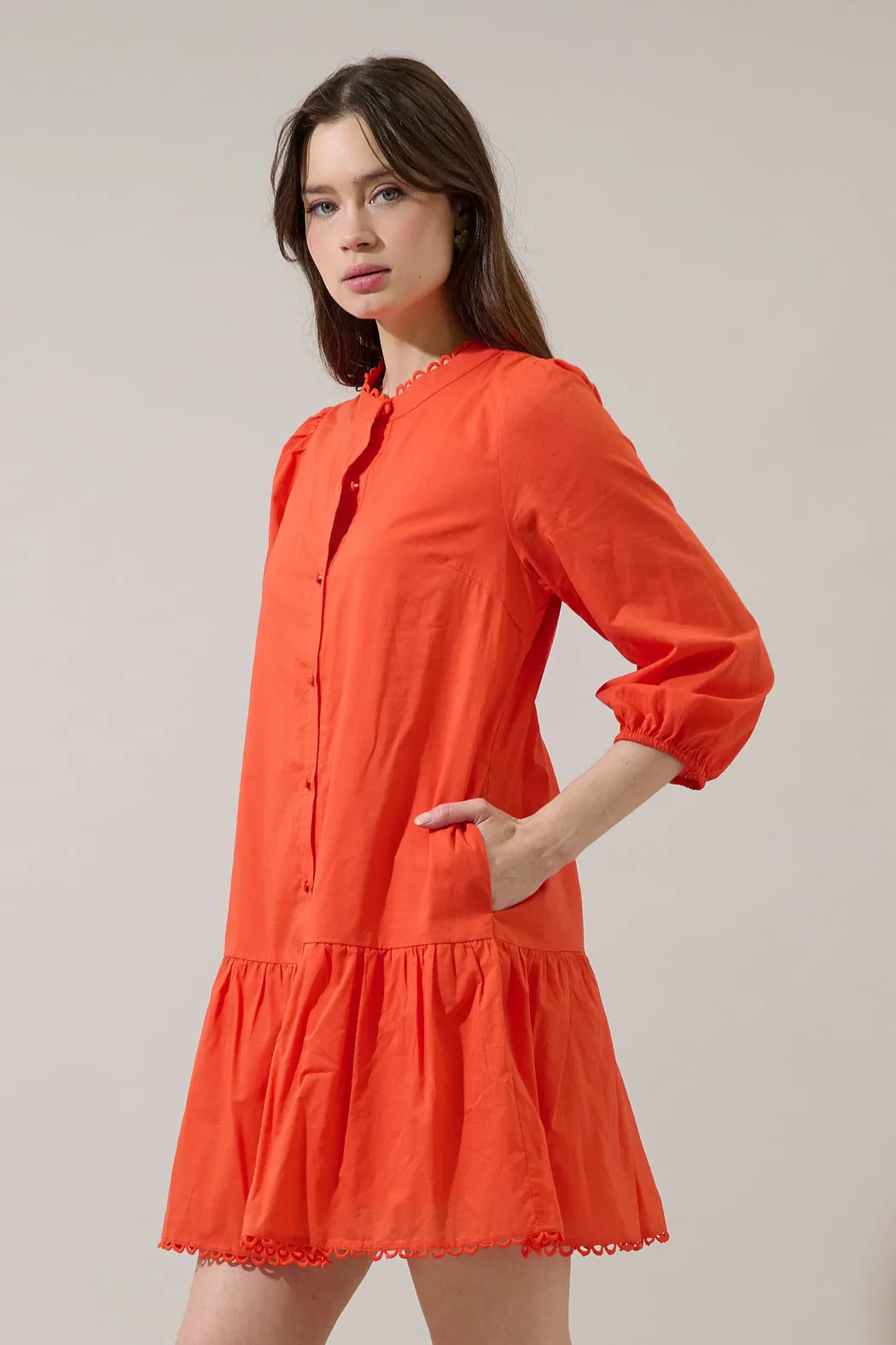 Yamila Ruffle Mini Dress sold by Sugarlips product image thumbnail 3