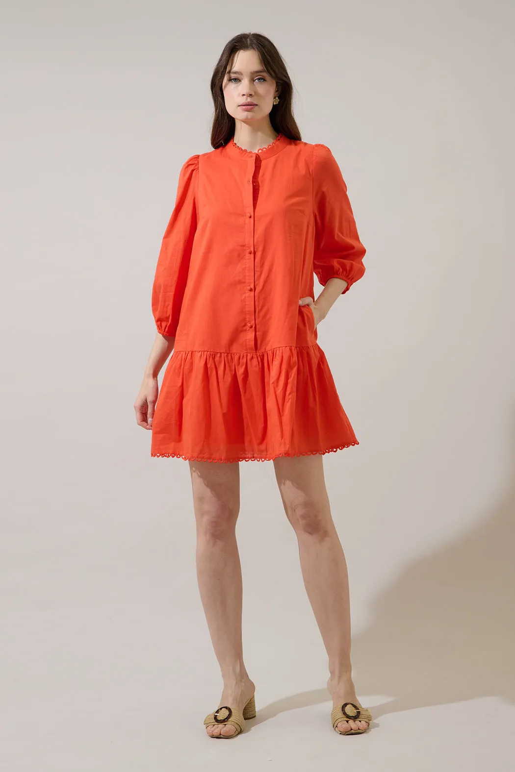 Yamila Ruffle Mini Dress sold by Sugarlips product image thumbnail 4