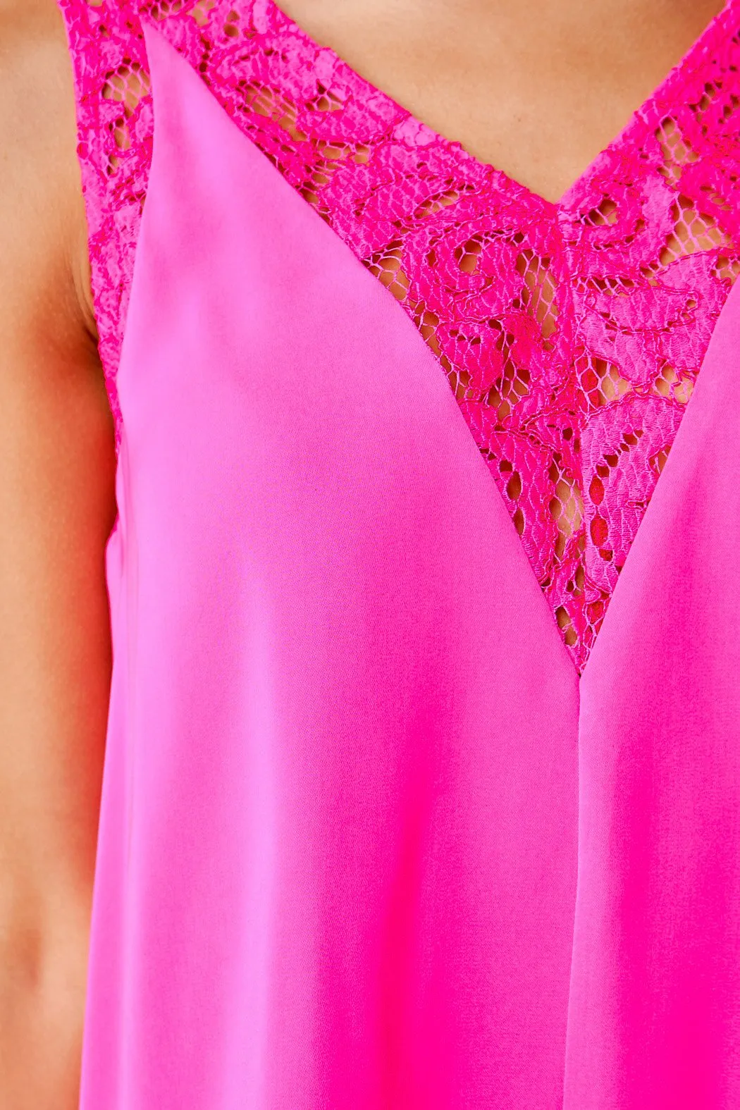 Cassa Mixed Lace Sleeveless Blouse sold by Sugarlips product image thumbnail 5