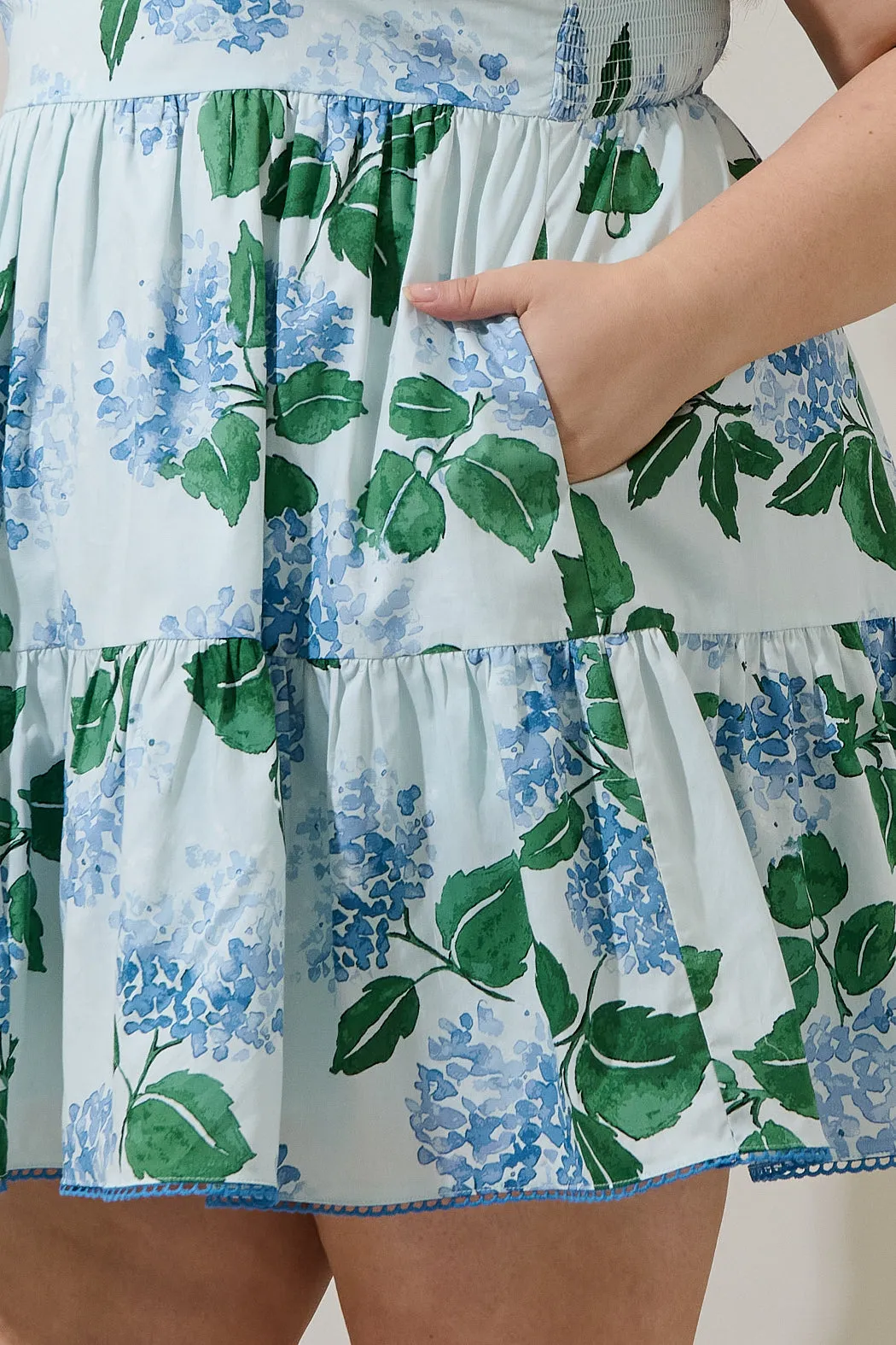 Mirla Floral Surie Ruffle Mini Dress Curve sold by Sugarlips product image thumbnail 5