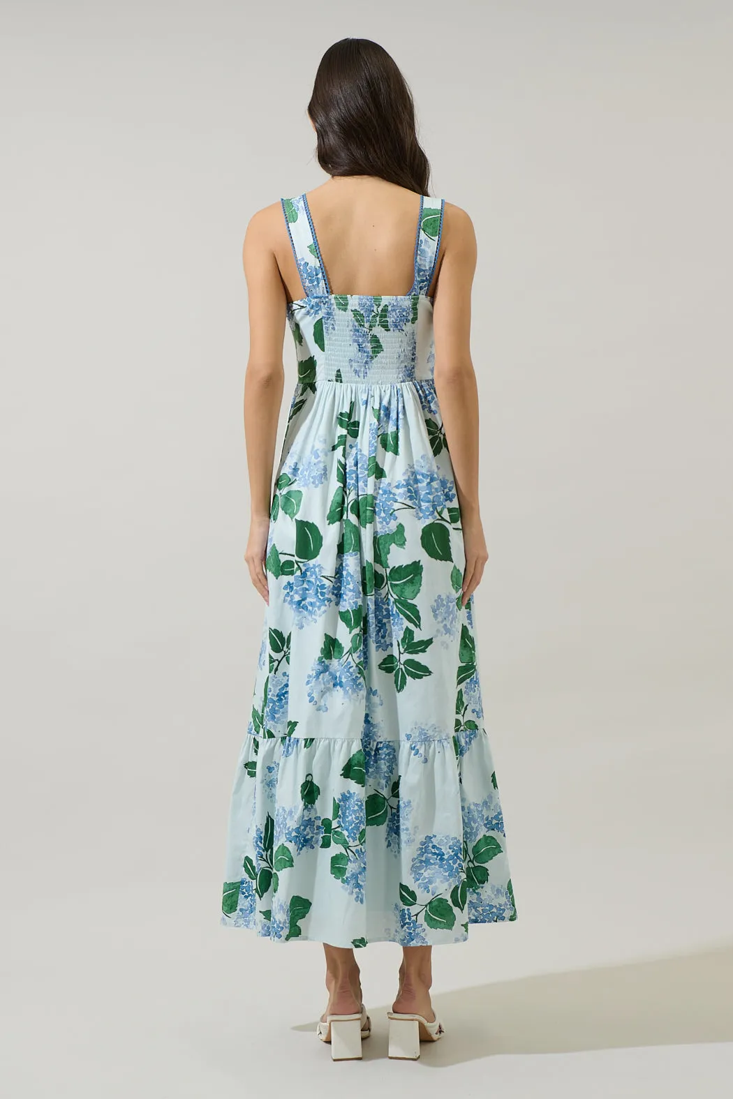 Mirla Floral Krisy Sleeveless Maxi Dress sold by Sugarlips product image thumbnail 2