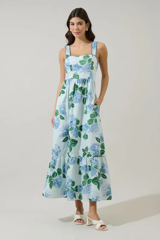 Mirla Floral Krisy Sleeveless Maxi Dress made by Sugarlips