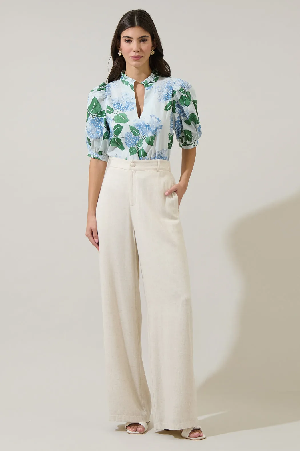 Mirla Floral Terri Puff Sleeve Top sold by Sugarlips product image thumbnail 4