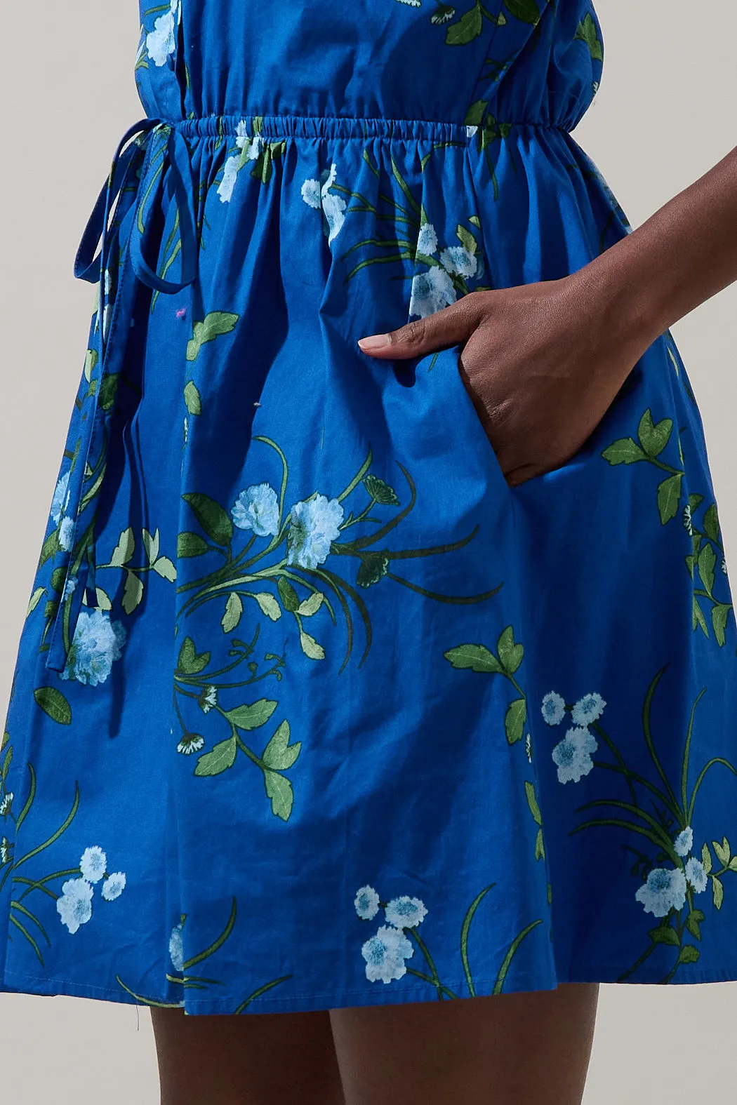 Sendra Floral Alba Puff Sleeve Mini Dress sold by Sugarlips product image thumbnail 5