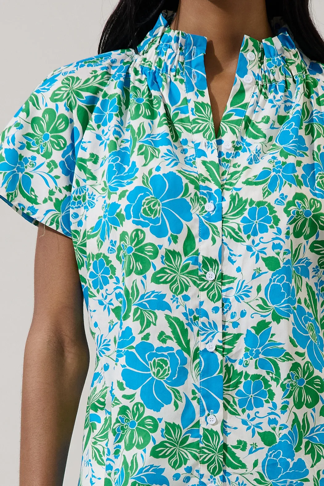 Bivore Floral Patma Mock Neck Top sold by Sugarlips product image thumbnail 5