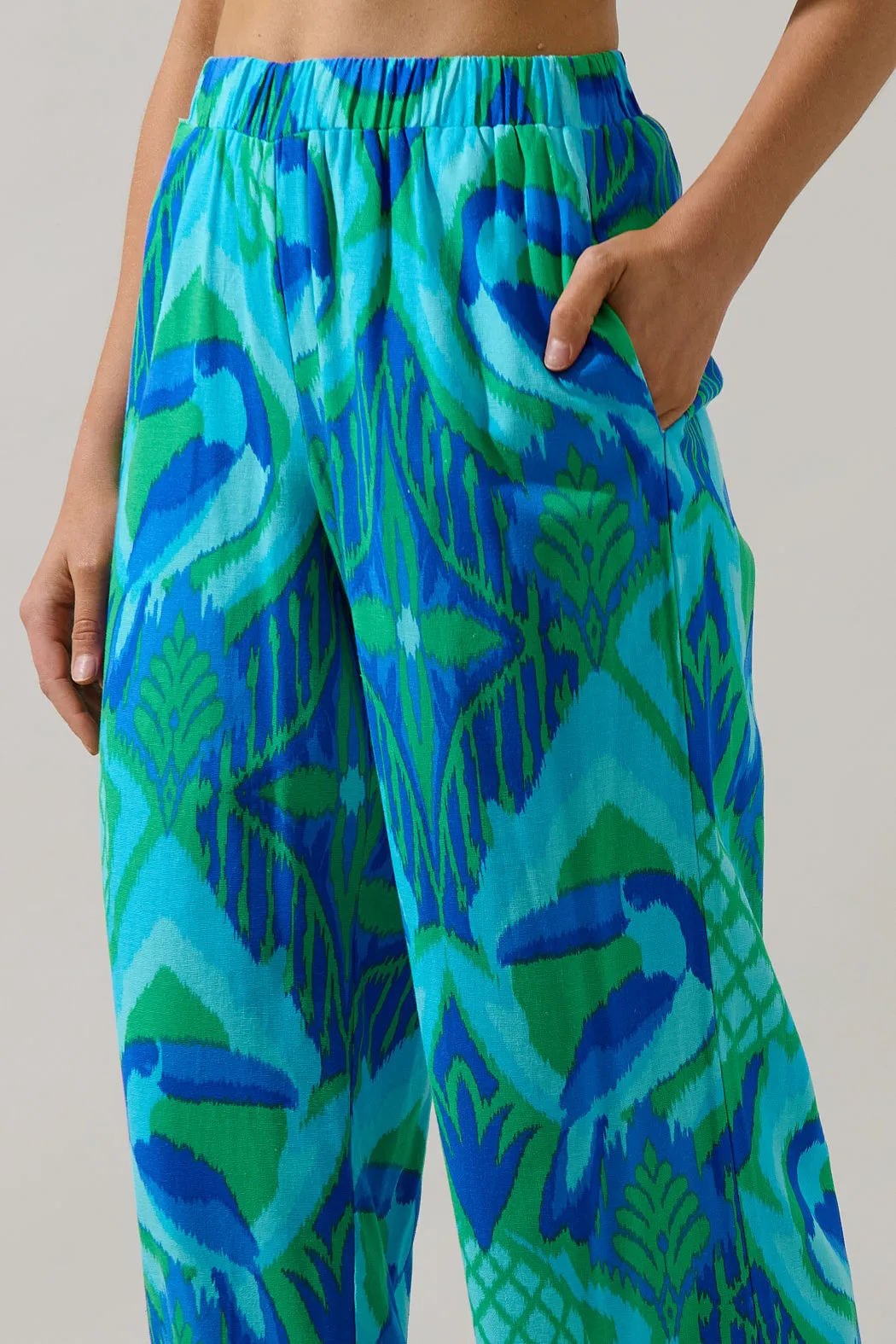 Blissy Tropical Hanie Flare Pants sold by Sugarlips product image thumbnail 5