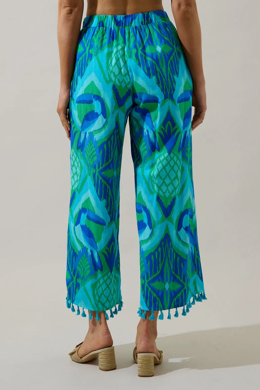 Blissy Tropical Hanie Flare Pants sold by Sugarlips product image thumbnail 2