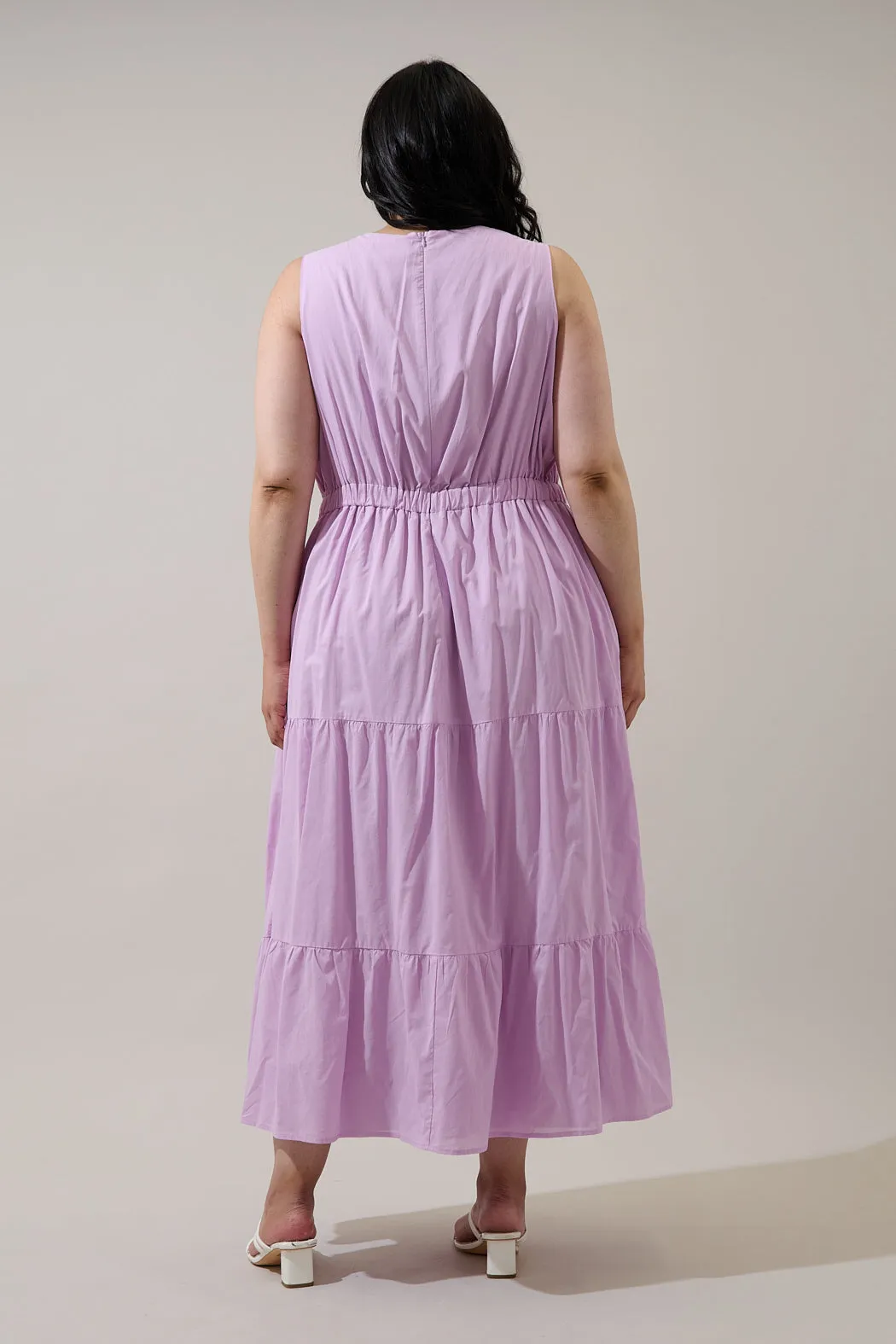 Jivie Tiered Maxi Dress Curve sold by Sugarlips product image thumbnail 2