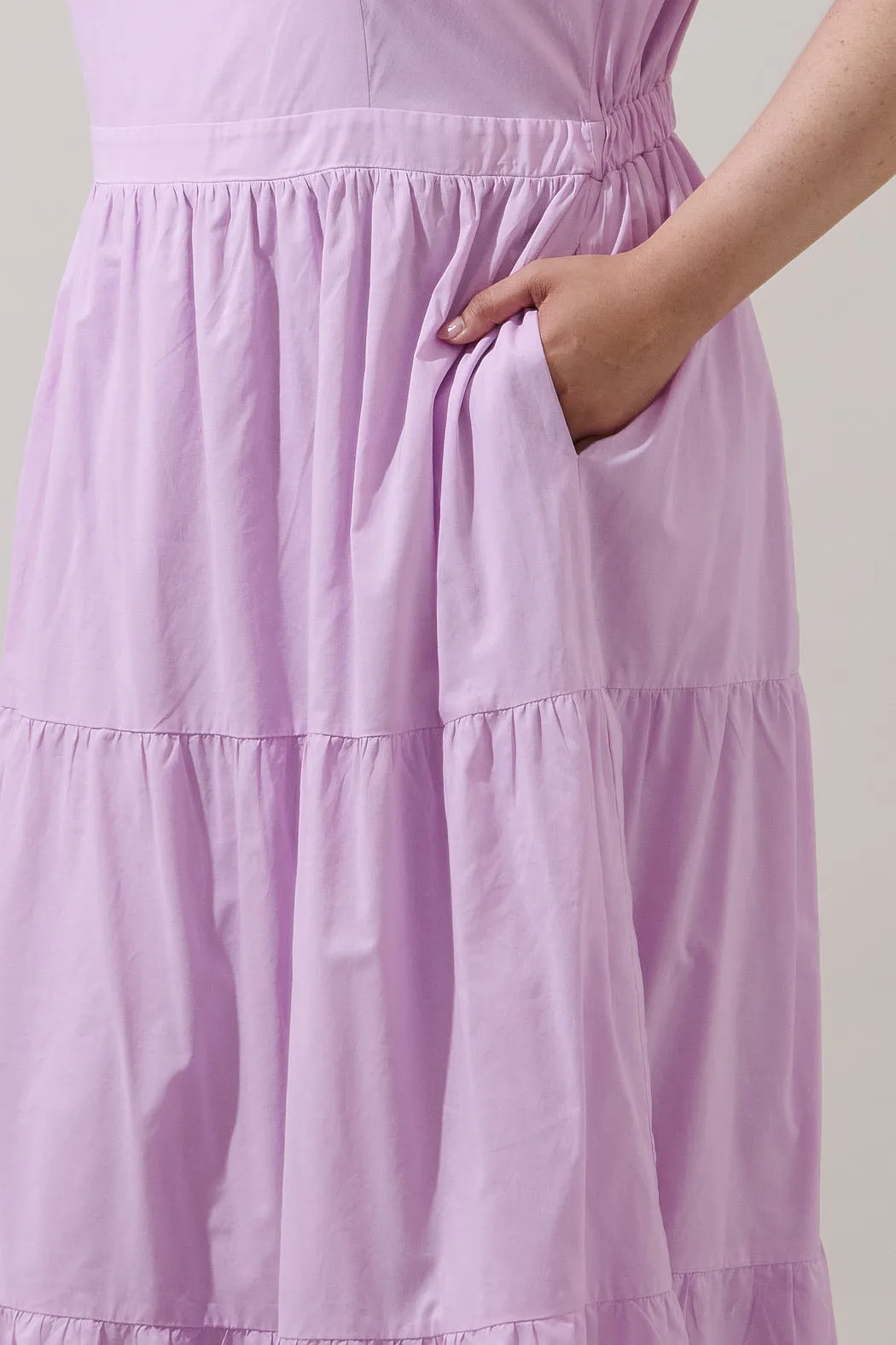 Jivie Tiered Maxi Dress Curve sold by Sugarlips product image thumbnail 4