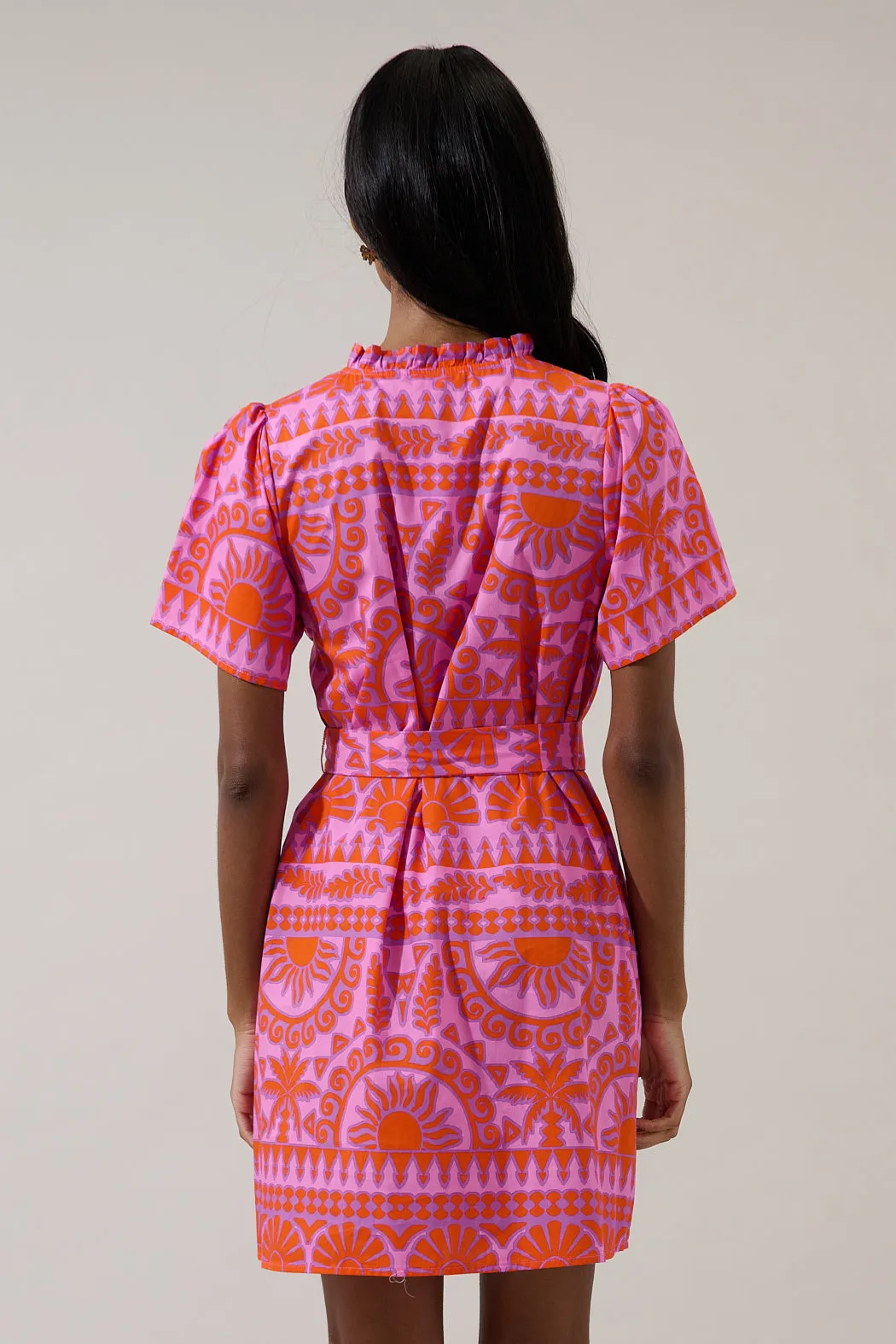 Tarie Tropical Ema Shift Mini Dress sold by Sugarlips product image thumbnail 3