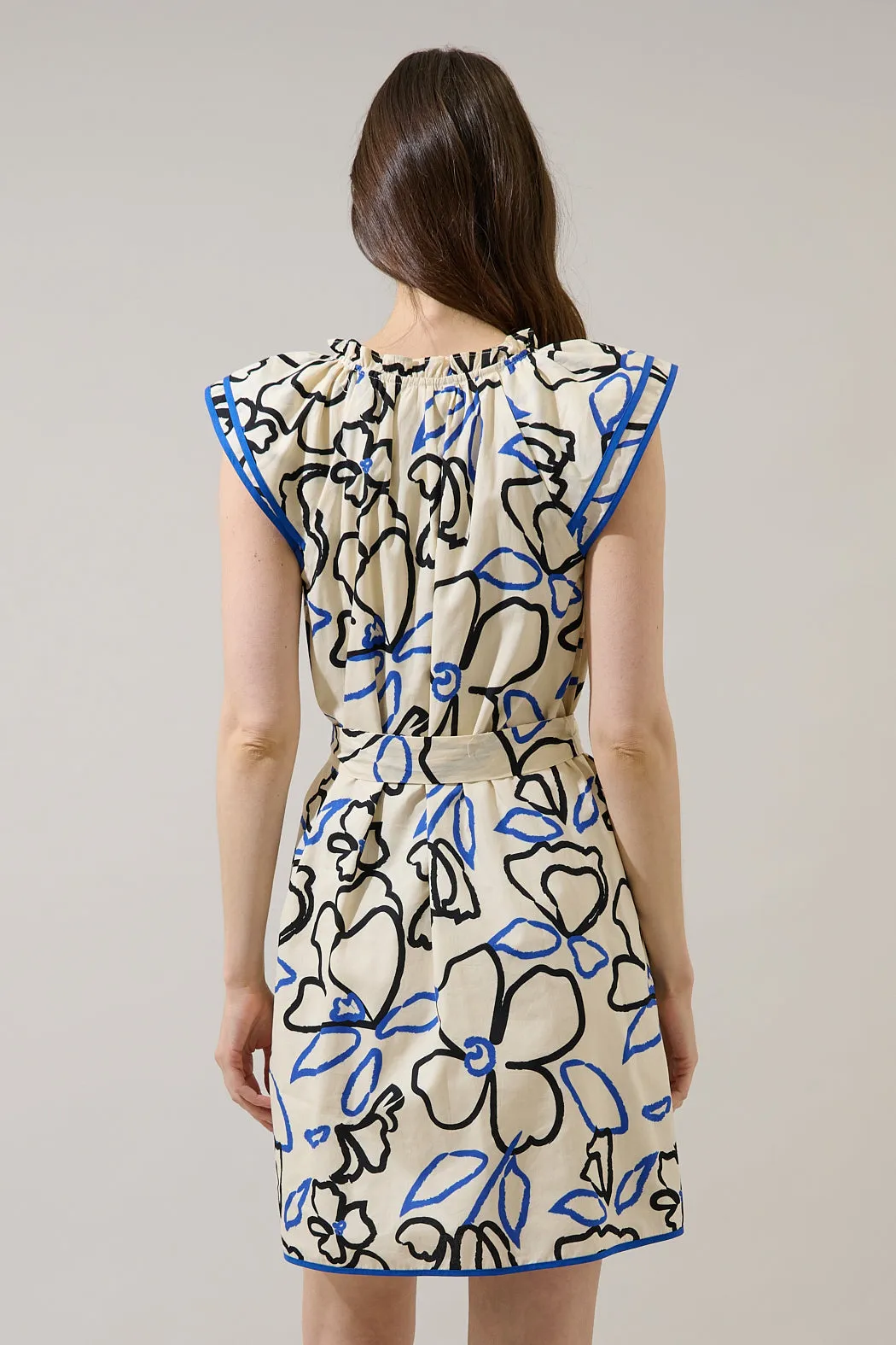 Olera Ruffle Mini Dress Tercy Floral sold by Sugarlips product image thumbnail 3