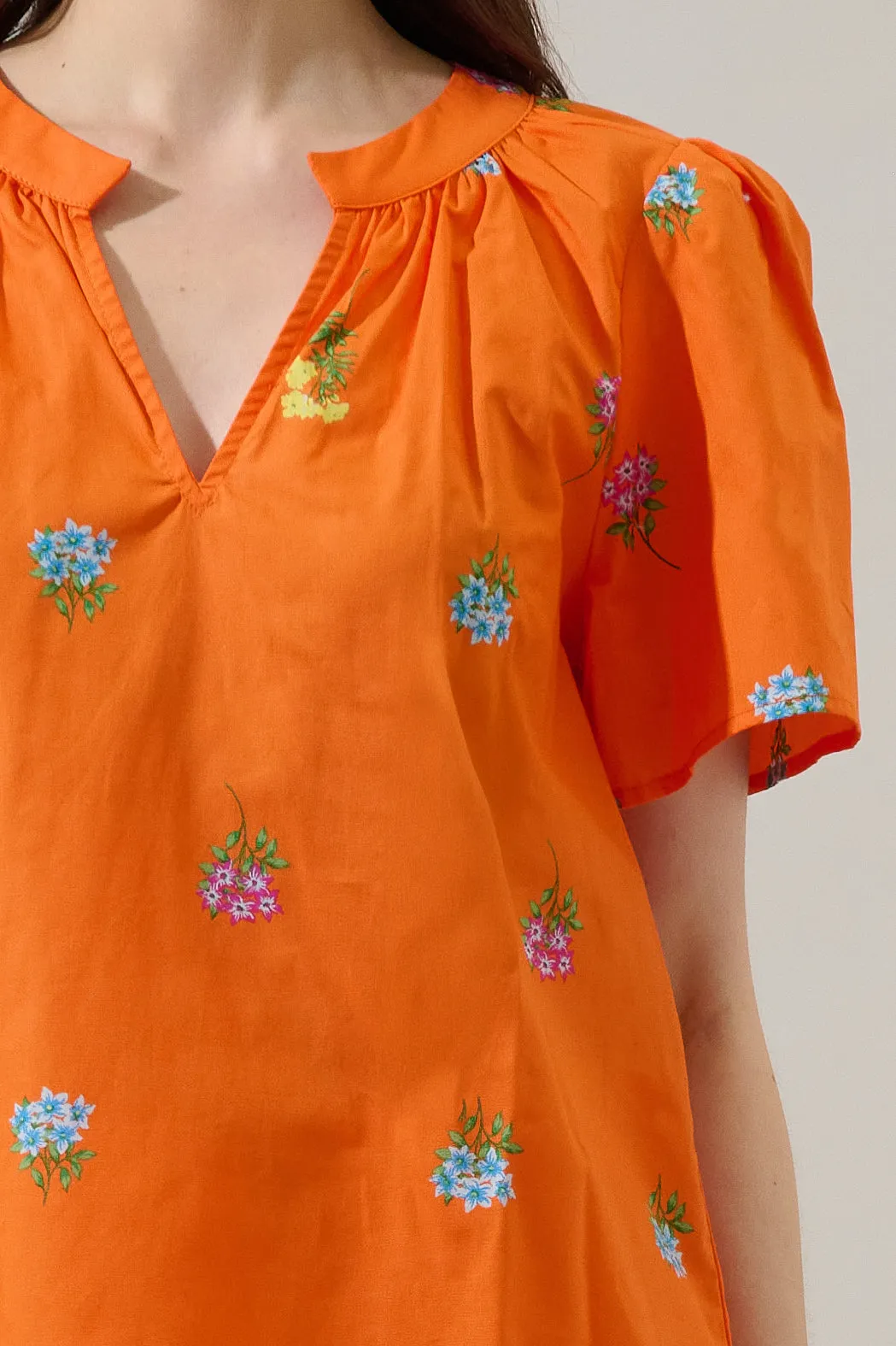 Mely Puff Sleeve Top Denvie Floral sold by Sugarlips product image thumbnail 5