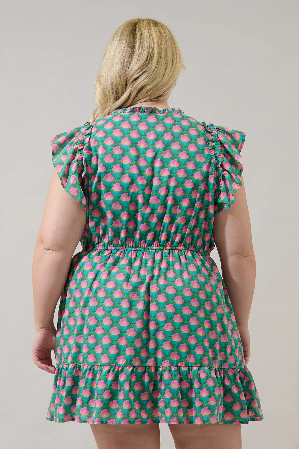 Sardy Mini Dress Gercy Abstract Curve sold by Sugarlips product image thumbnail 2