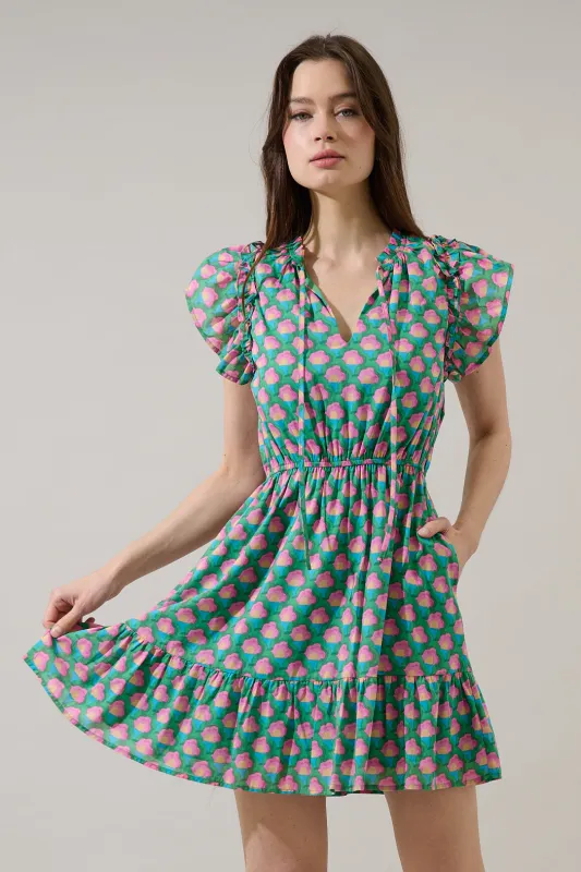 Sardy Mini Dress Gercy Abstract sold by Sugarlips