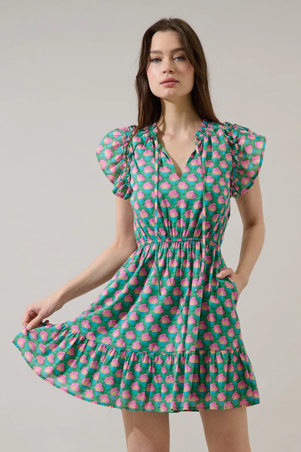 Sardy Mini Dress Gercy Abstract sold by Sugarlips