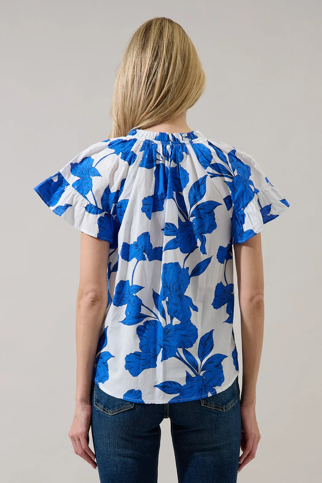 Macy Ruffle Top Gemmi Floral sold by Sugarlips product image thumbnail 2