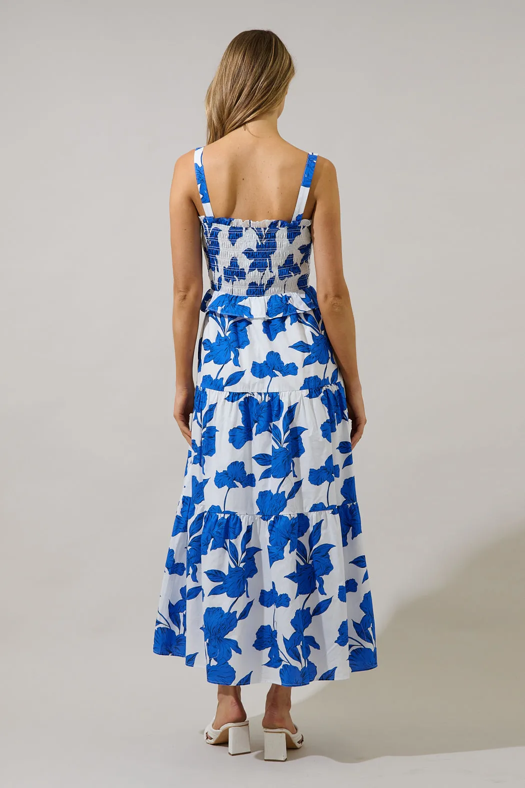 Lindsy Smocked Maxi Dress Gemmi Floral sold by Sugarlips product image thumbnail 3