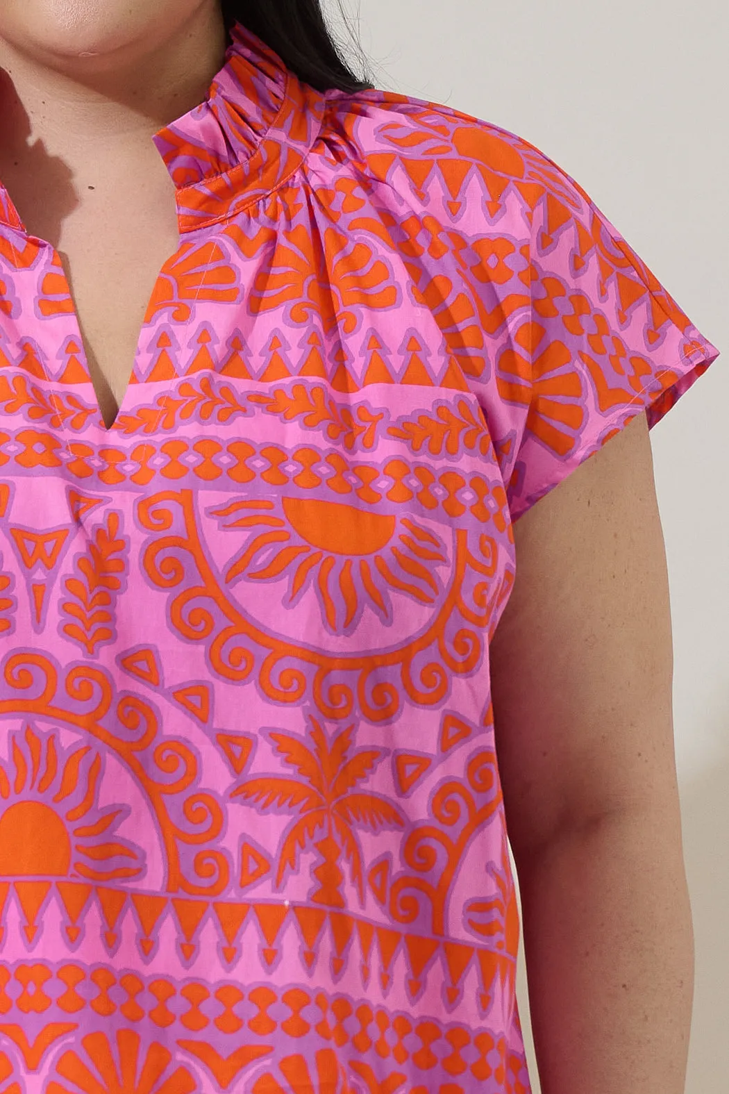 Tarie Tropical Juna Ruffle Top Curve sold by Sugarlips product image thumbnail 5