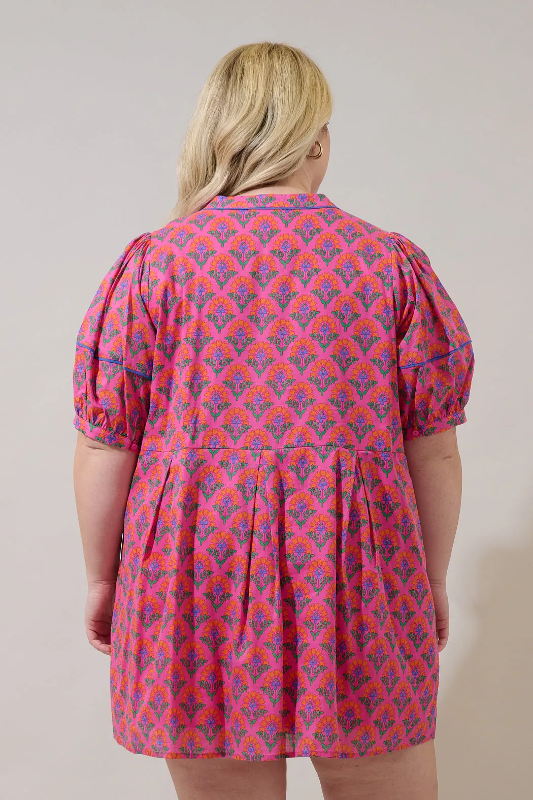 Fawna Shift Mini Dress Kendrie Floral Curve sold by Sugarlips product image thumbnail 2