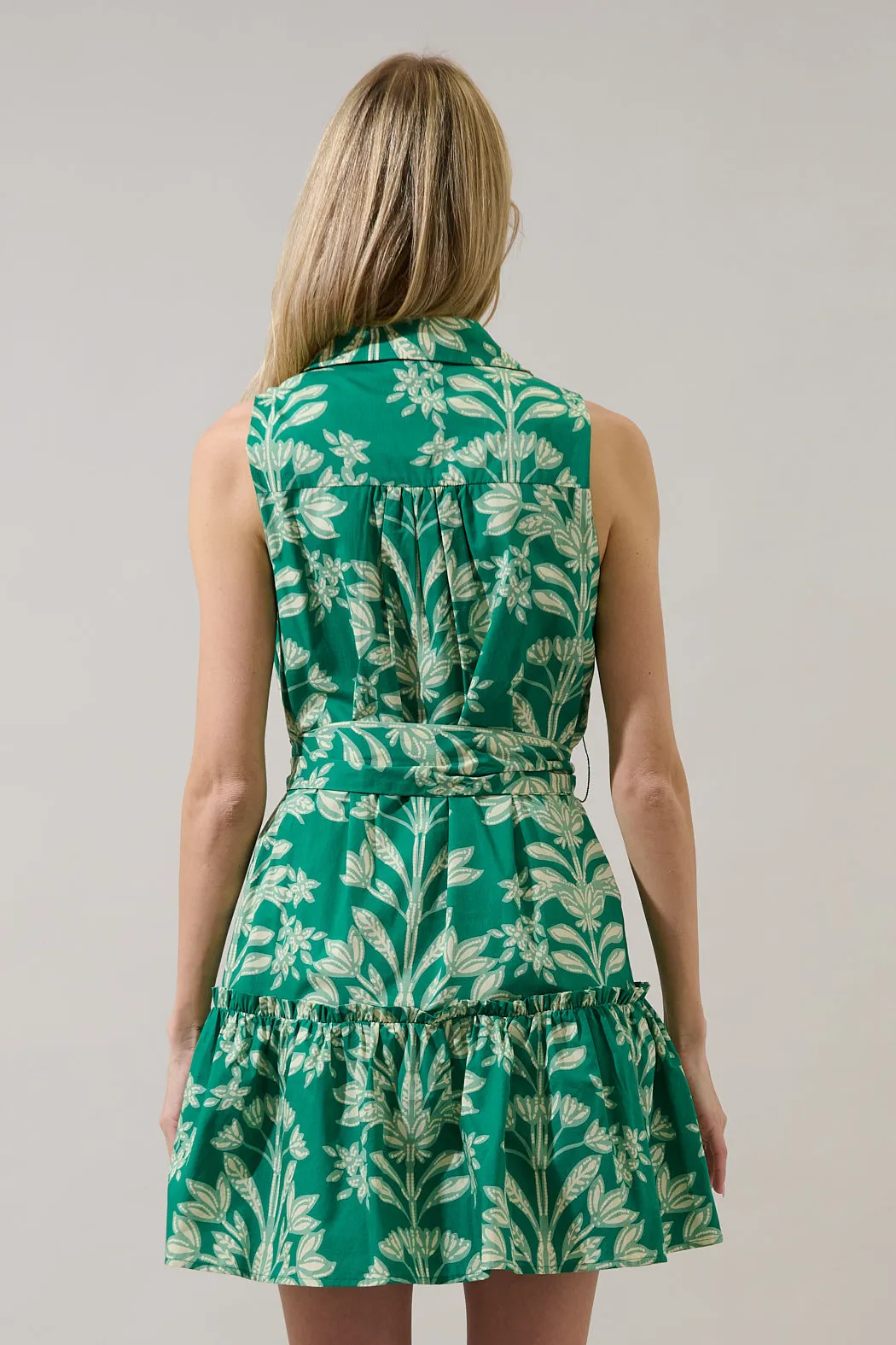 Zady Sleeveless Mini Dress Estela Floral sold by Sugarlips product image thumbnail 2