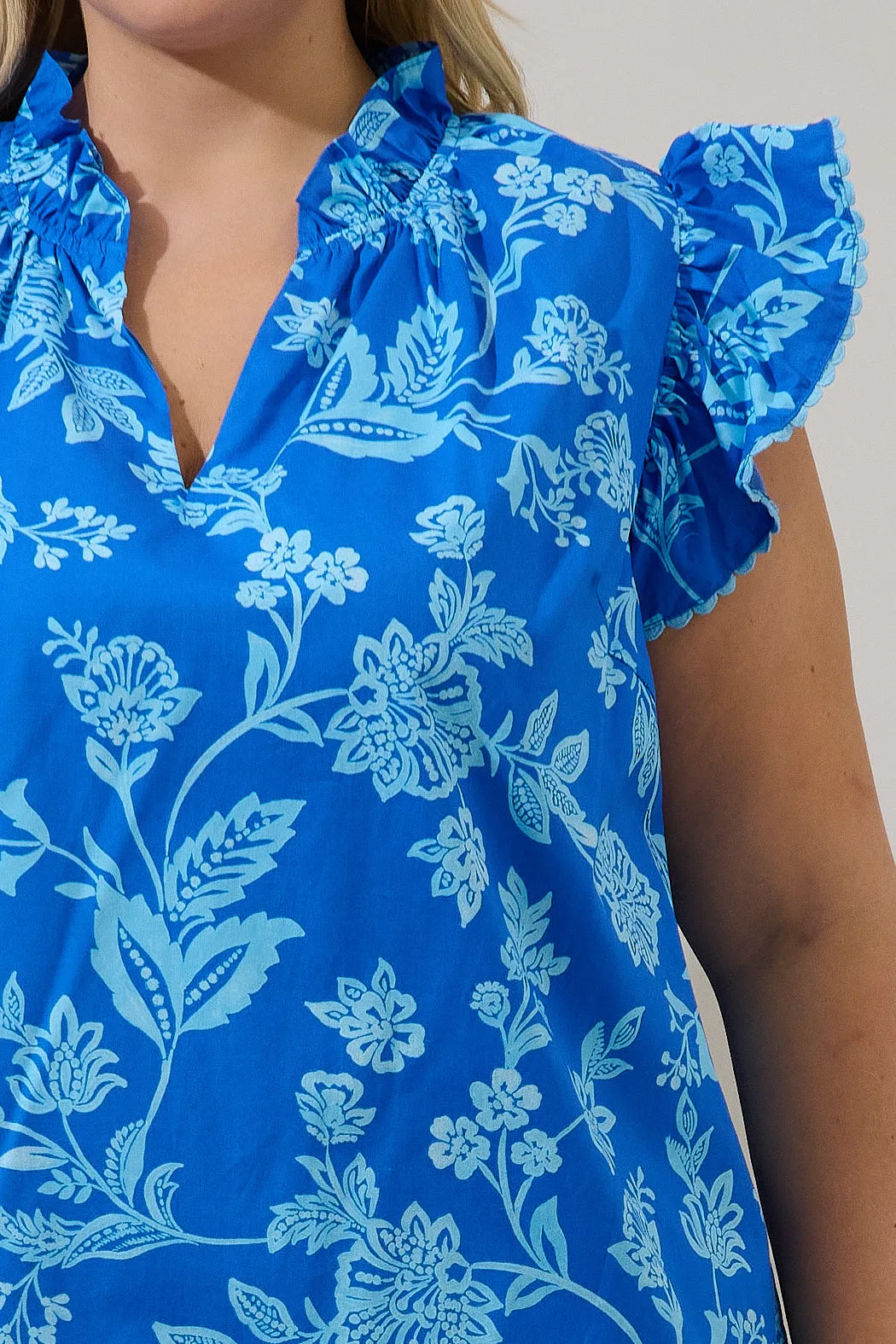 Jazzy Ruffle Top Curve Persa Floral sold by Sugarlips product image thumbnail 5