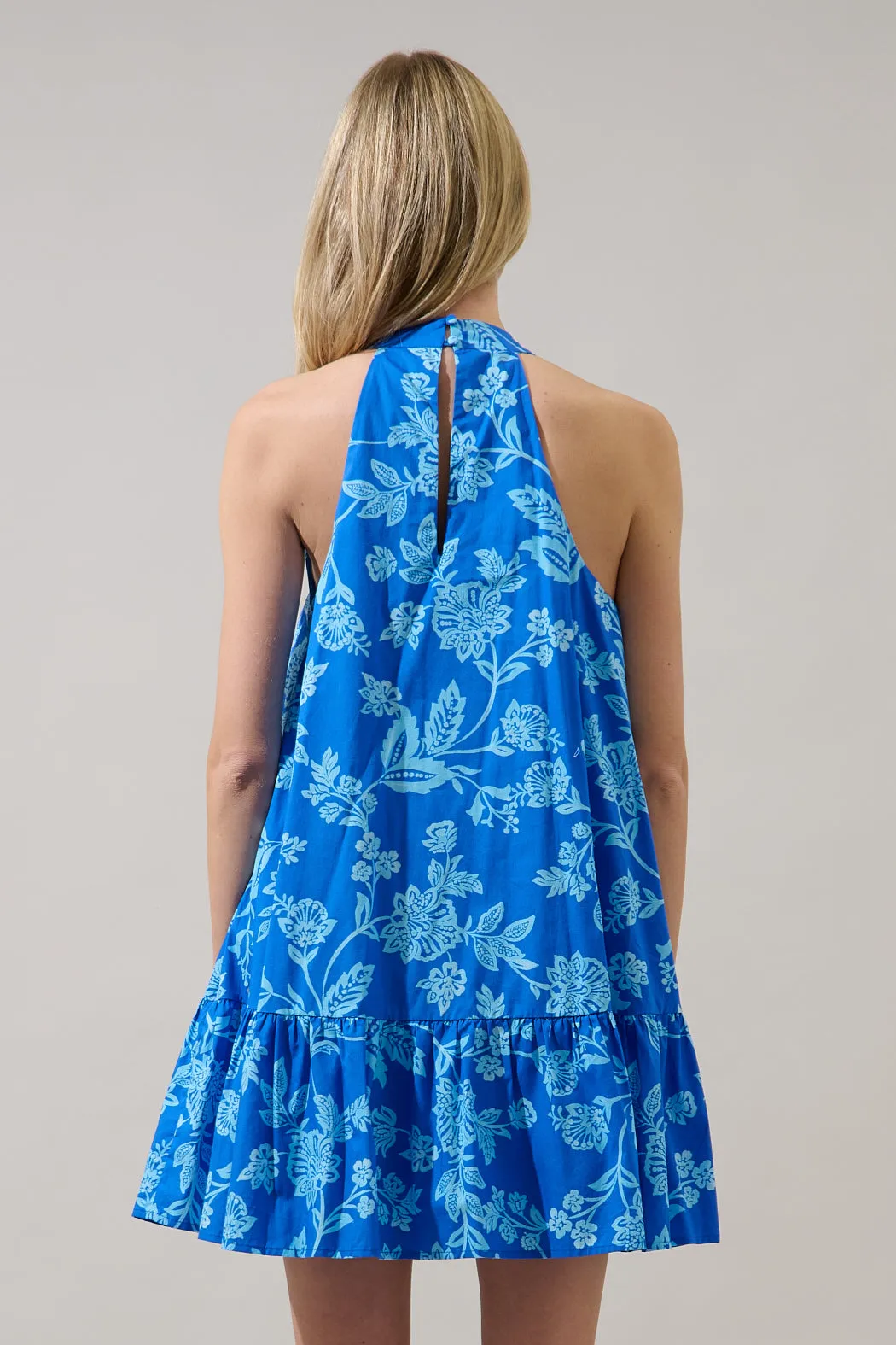 Della Halter Mini Dress Persa Floral sold by Sugarlips product image thumbnail 2