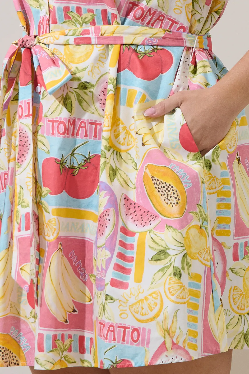 Karesa Button Down Mini Dress Curve Farmers Market sold by Sugarlips product image thumbnail 5