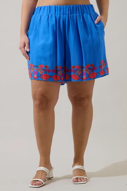 Jass High Waist Shorts Keizer Floral Curve made by Sugarlips