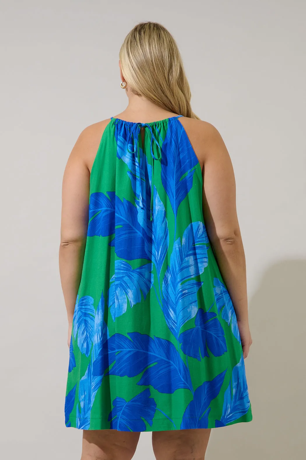 Haity Shift Mini Dress Gresia Tropical Curve sold by Sugarlips product image thumbnail 2