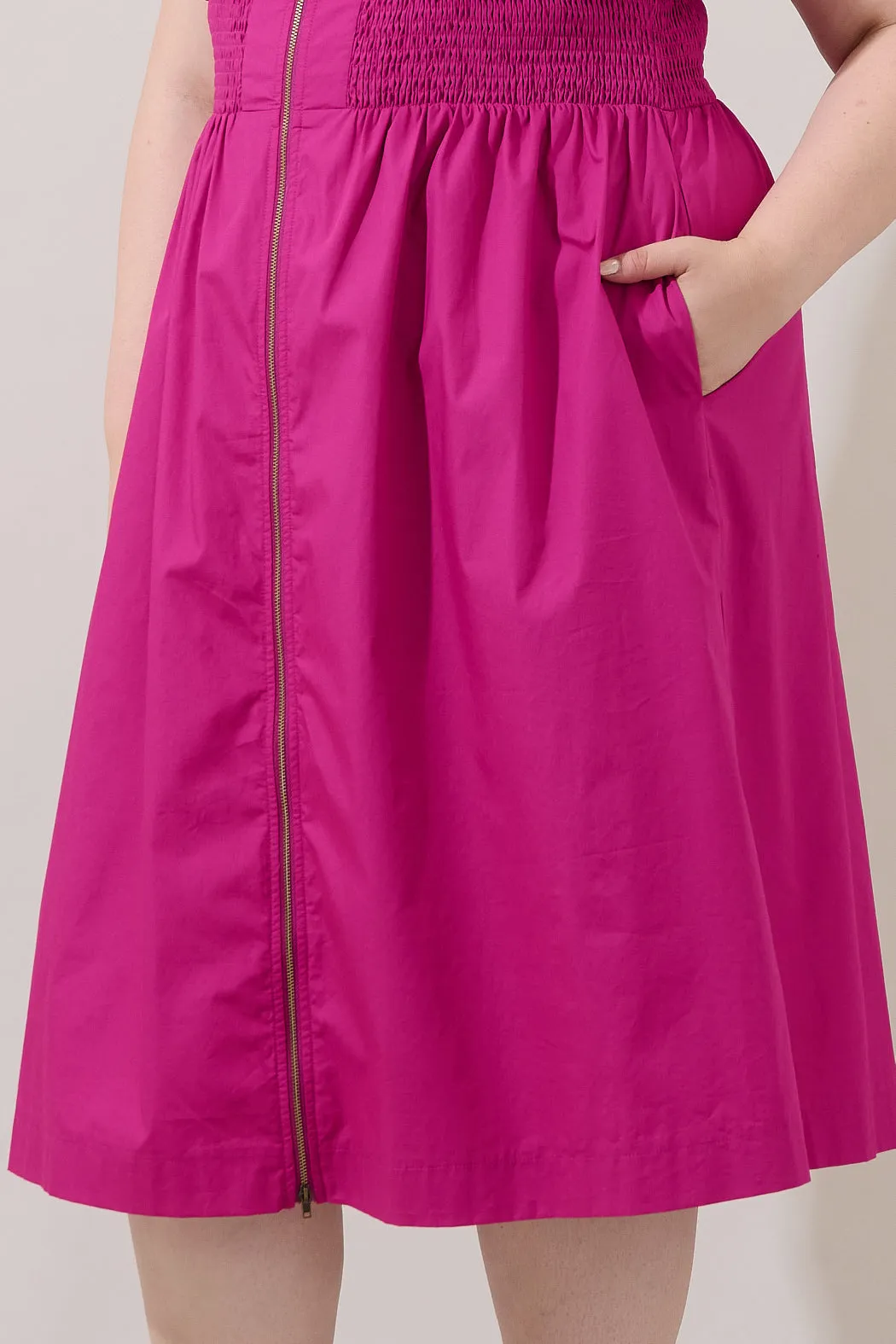 Joslyn Two-way Zipper Midi Dress Curve sold by Sugarlips product image thumbnail 5