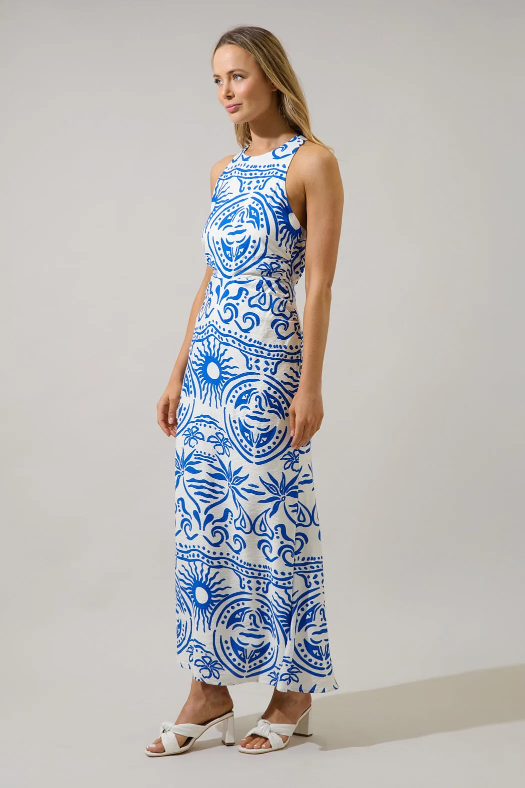 Sandie Open Cross Back Maxi Dress sold by Sugarlips product image thumbnail 5