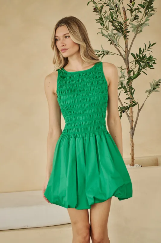 Arianna Smocked Bubble Dress made by Sugarlips