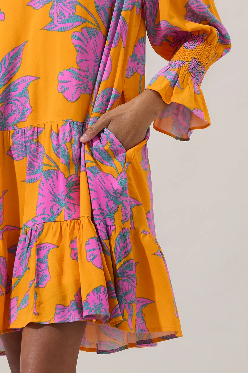 Anamy Shift Mini Dress Floral sold by Sugarlips product image thumbnail 5