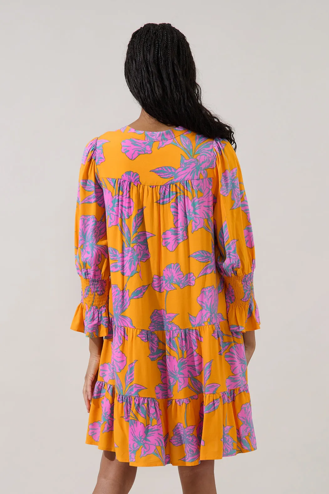 Anamy Shift Mini Dress Floral sold by Sugarlips product image thumbnail 2
