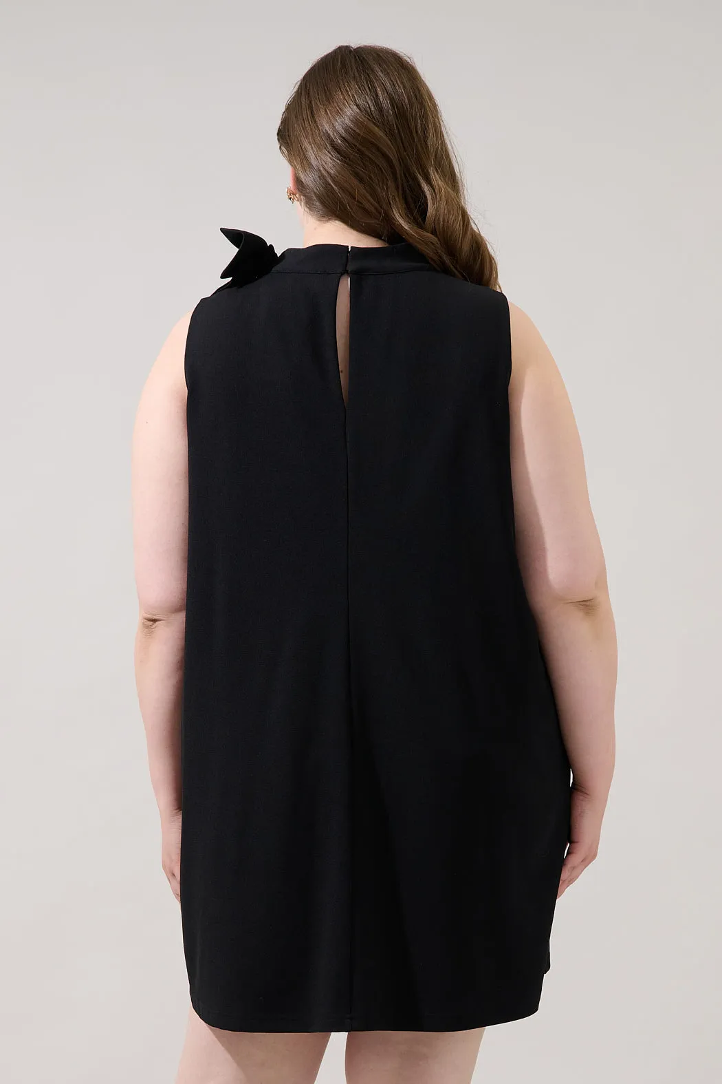 Pamelda Bow Shift Mini Dress Curve sold by Sugarlips product image thumbnail 2