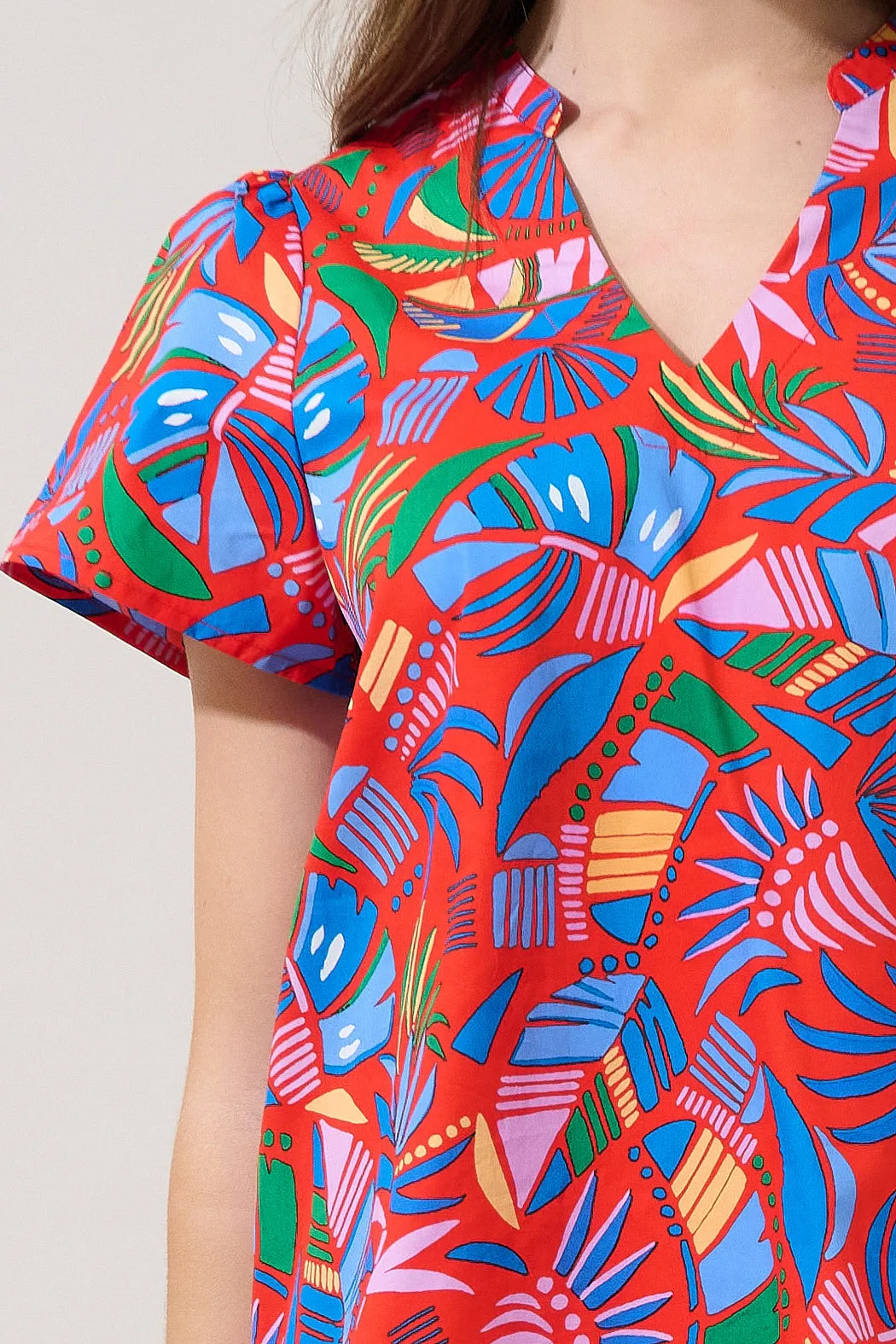 Risony Pleated Top Tropical sold by Sugarlips product image thumbnail 5