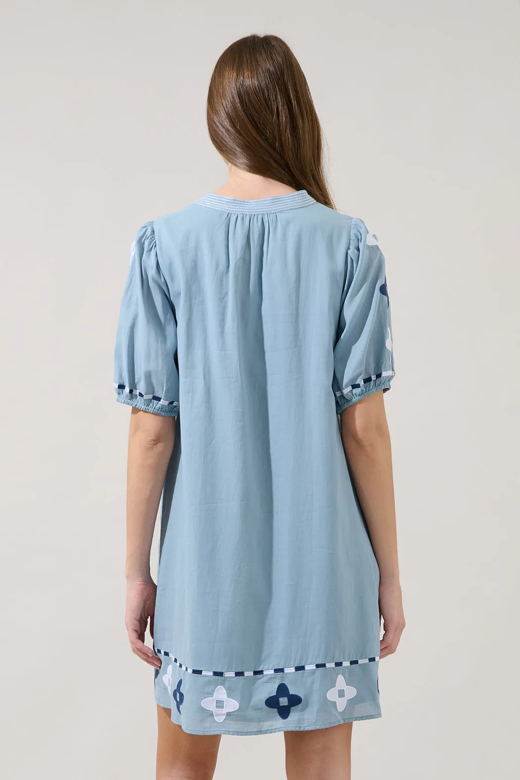 Dervina Embroidered Shift Mini Dress sold by Sugarlips product image thumbnail 2