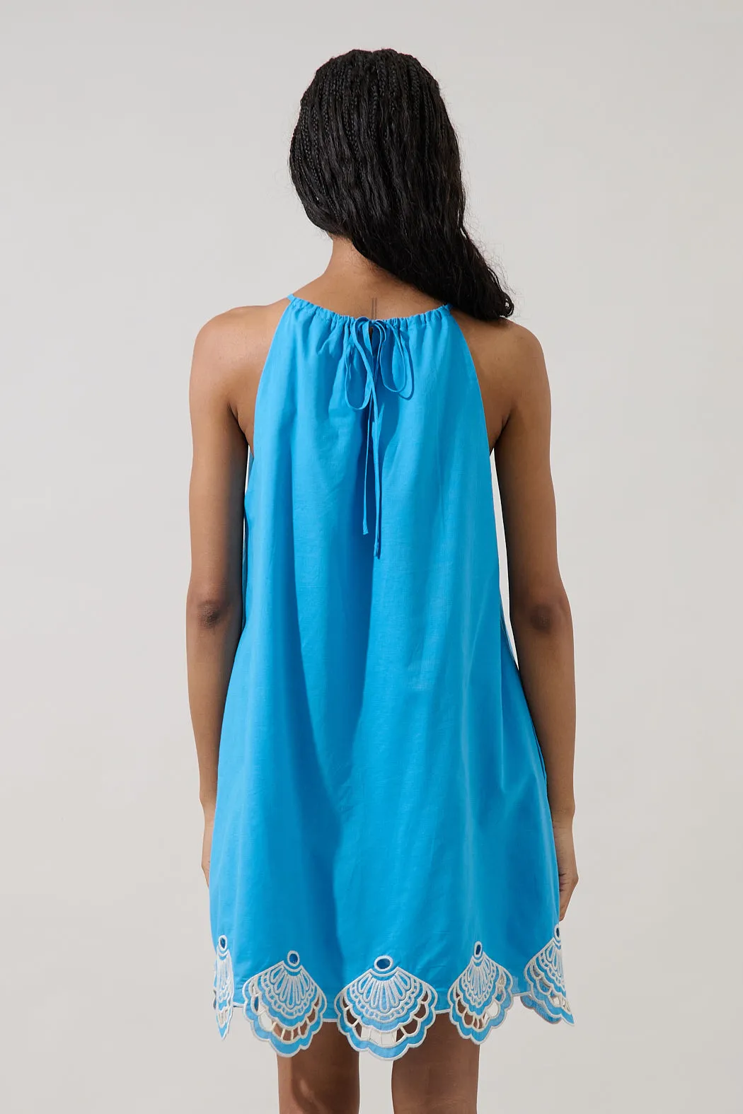 Regina Embroidered Shift Mini Dress sold by Sugarlips product image thumbnail 3