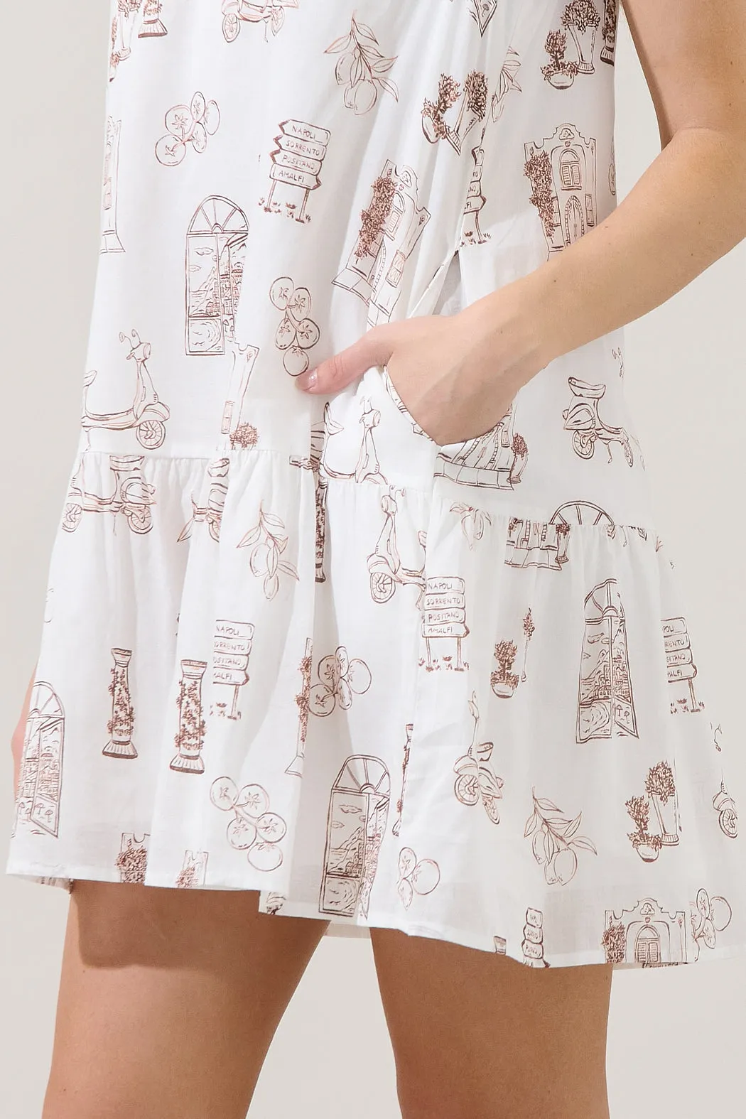 Damry Shift Mini Dress Toile sold by Sugarlips product image thumbnail 5