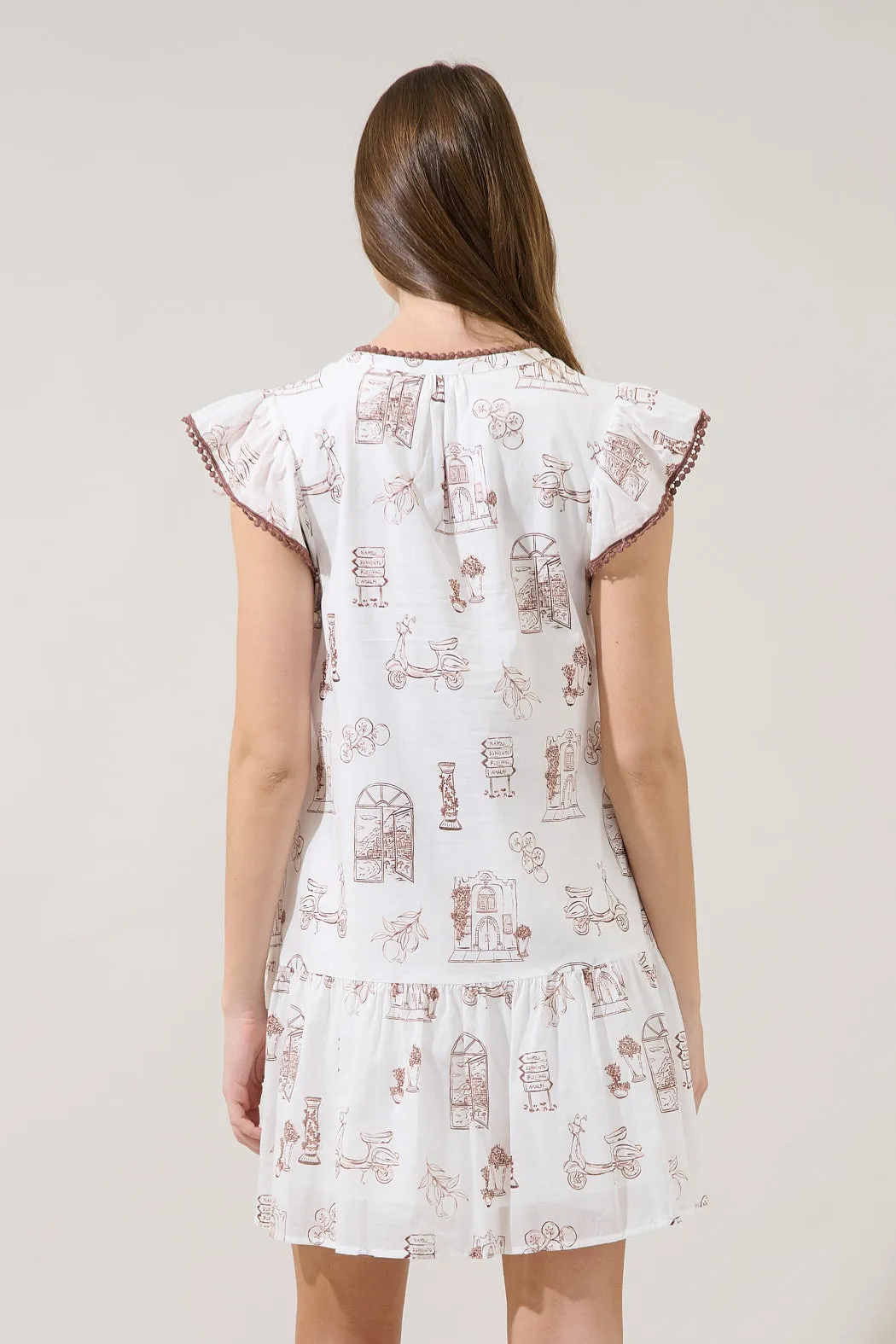 Damry Shift Mini Dress Toile sold by Sugarlips product image thumbnail 2