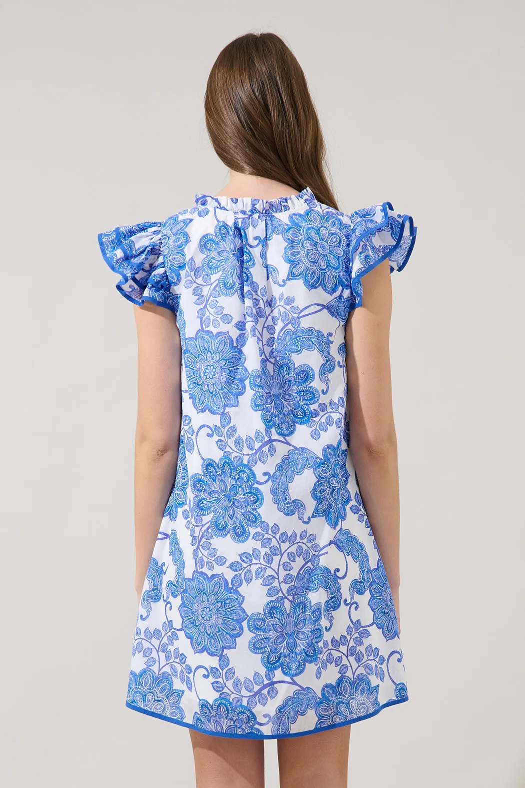 Merina Shift Mini Dress Floral sold by Sugarlips product image thumbnail 2