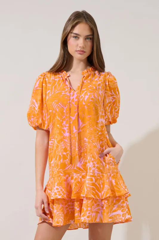 Runner Up Shift Dress Castra Floral made by Sugarlips