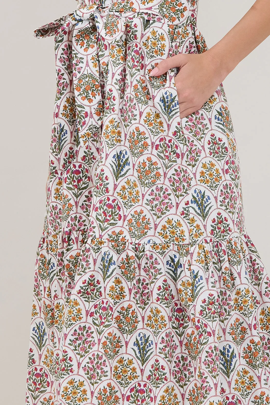 Wynette Tiered Midi Dress Kathy Floral sold by Sugarlips product image thumbnail 4